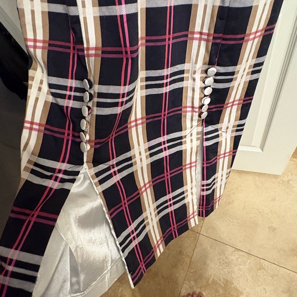 Bettie Page RARE Tartan Vintage Pin Up Dress - Picture 3 of 8